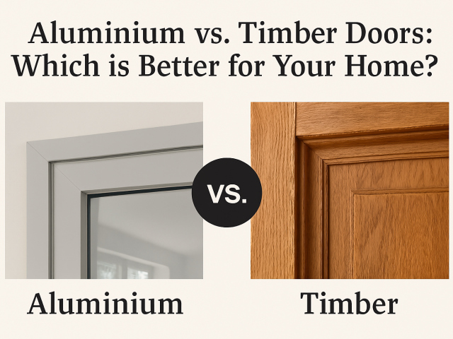 Aluminium vs. Timber Doors: Which is Better for Your Home?