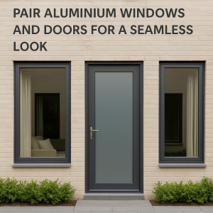 Pair Aluminium Windows and Doors for a Seamless Look
