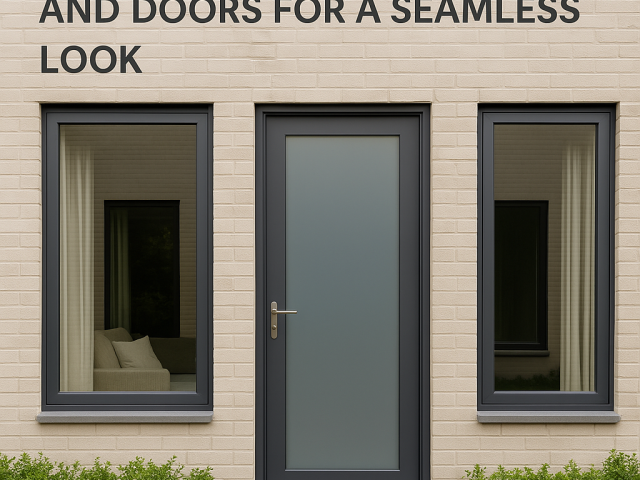 How to Pair Aluminium Windows and Doors for a Seamless Look