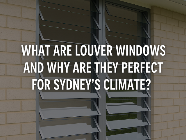 What Are Louver Windows, and Why Are They Perfect for Sydney’s Climate?
