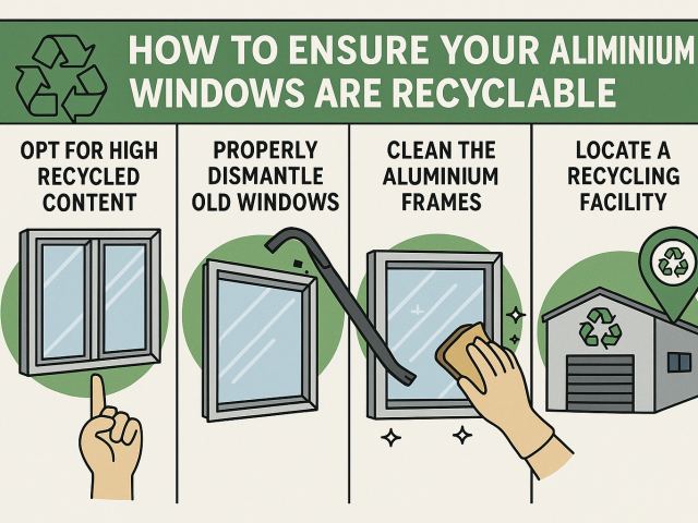 How to Ensure Your Aluminium Windows are Recyclable