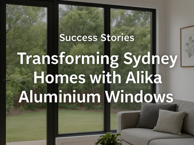 Success Stories: Transforming Sydney Homes with Alika Aluminium Windows