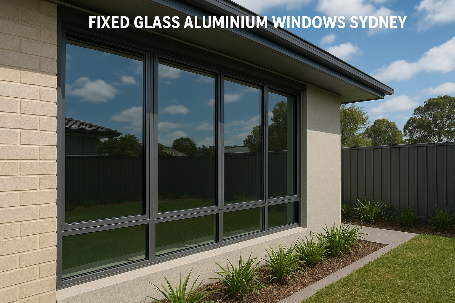 Fixed Glass Aluminium Windows Sydney