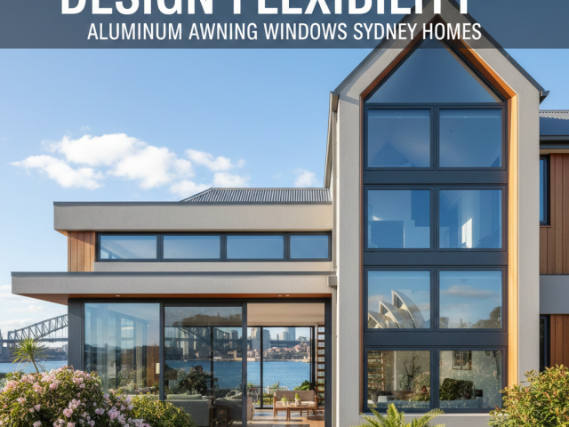 Design Flexibility with Aluminium Awning Windows in Sydney Homes
