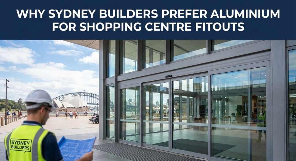 Why Sydney Builders Prefer Aluminium for Shopping Centre Fitouts