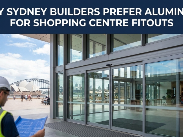 Why Sydney Builders Prefer Aluminium for Shopping Centre Fitouts