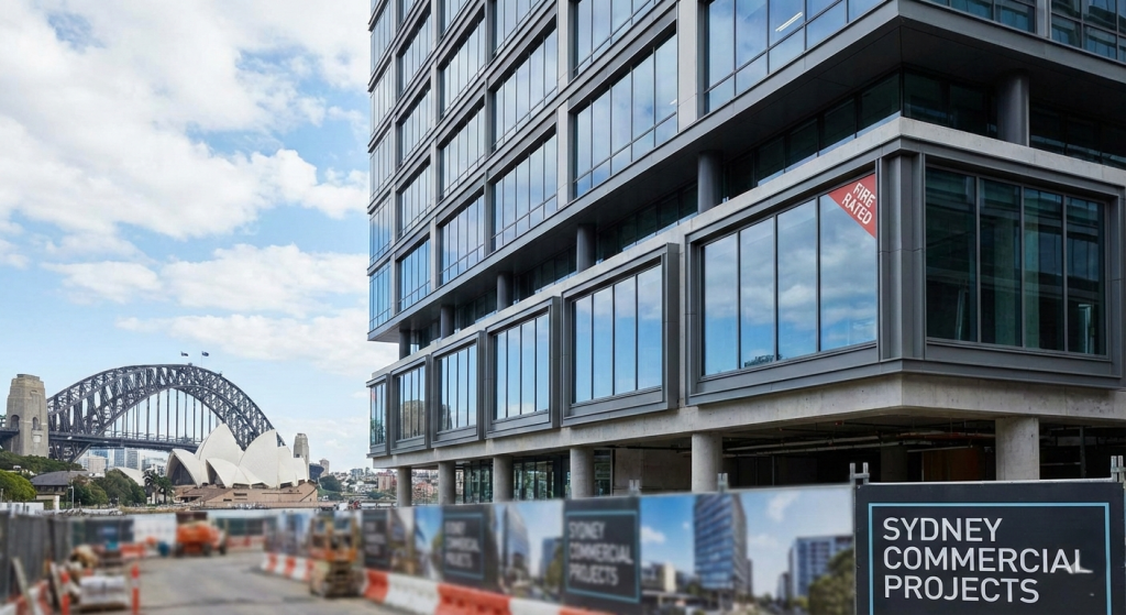 Fire-Rated Aluminium Window Systems for Sydney Commercial Projects