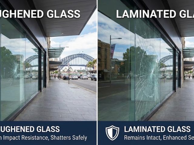 Toughened vs Laminated Glass for Commercial Shopfronts in Sydney