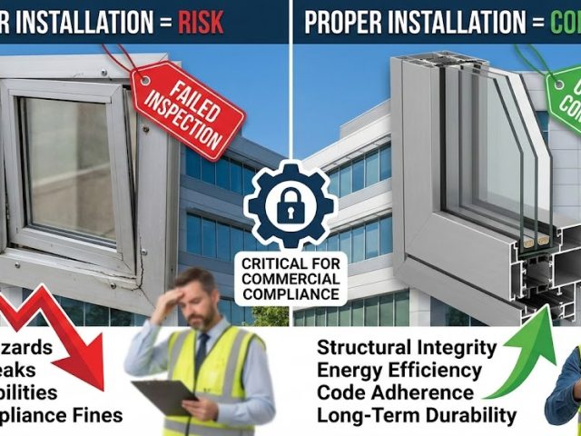 Why Proper Aluminium Installation Is Critical for Commercial Compliance