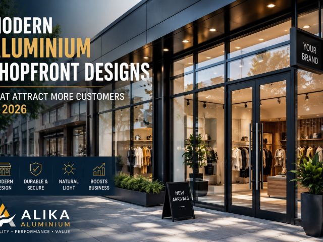 Modern Aluminium Shopfront Designs That Attract More Customers in 2026